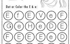 Free Alphabet Do A Dot Printables Worksheets Letter E Mermaid Themed Sly Spoon