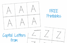 Free Alphabet Tracing Worksheets printable The Activity Mom