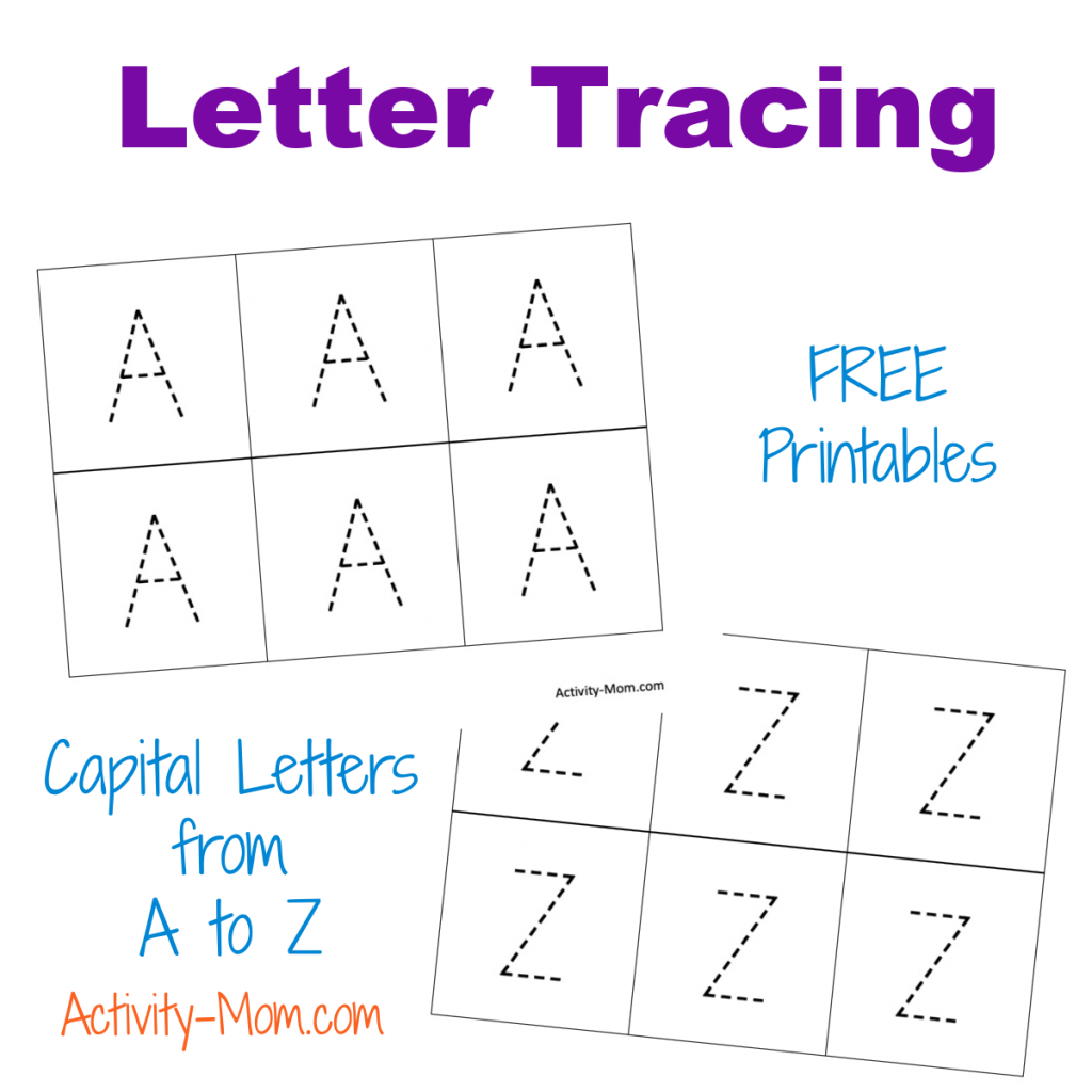 Tracing Letter Worksheets Preschool Free