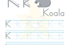 Free And Fun Letter K Tracing Worksheets Koalas Kings More