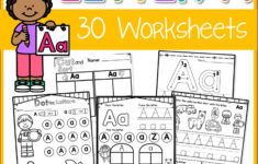 Free Letter A Worksheets For Preschool Kindergarten Fun With Mama