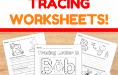 Free Letter B Tracing Worksheets Easy Print The Simple Homeschooler