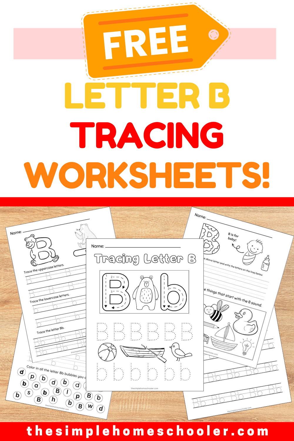 Tracing The Letter B Worksheet Printables