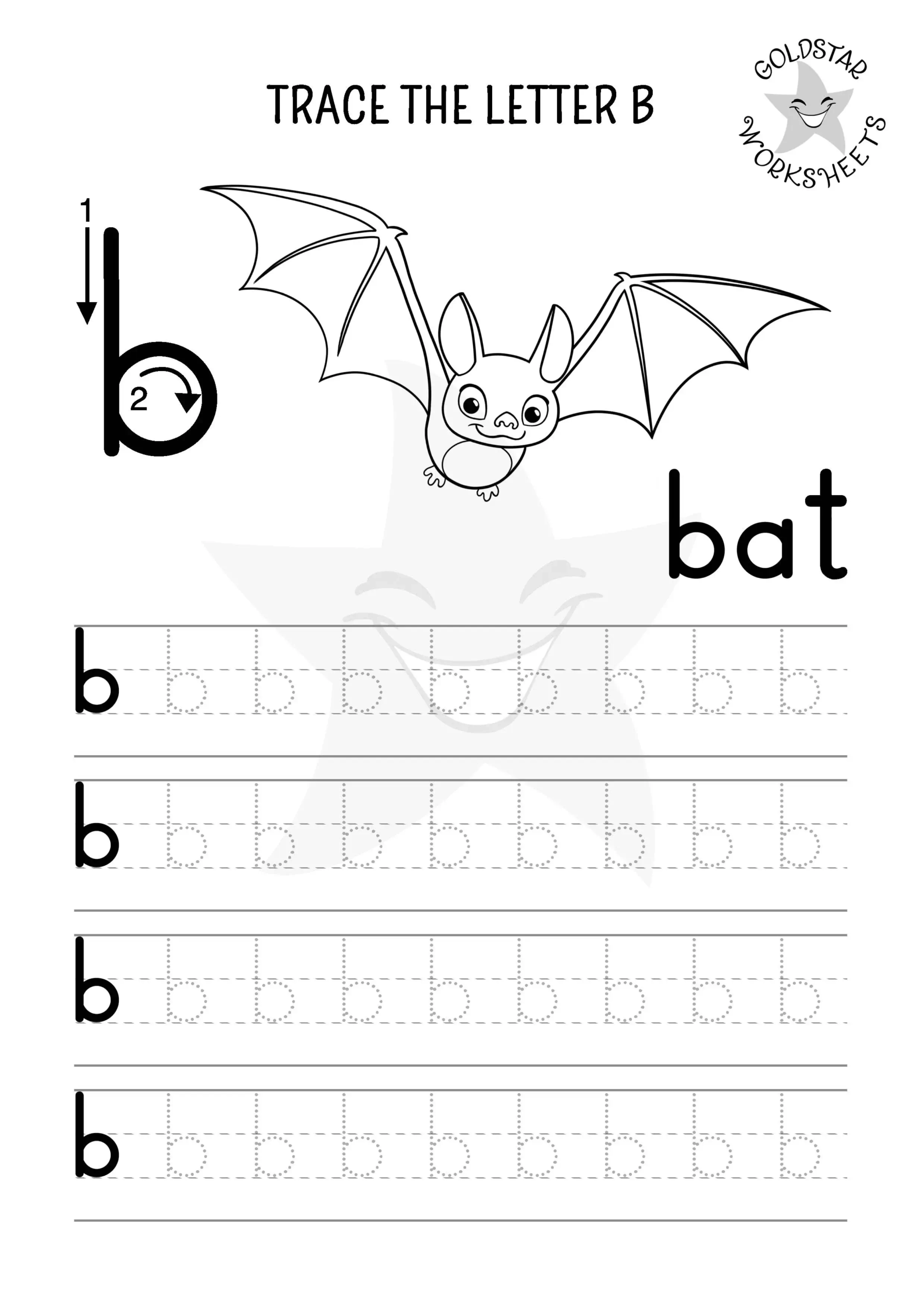 Free Letter B Tracing Worksheets Super Cute And Engaging For Kids 