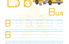 Free Letter B Tracing Worksheets Super Cute And Engaging For Kids
