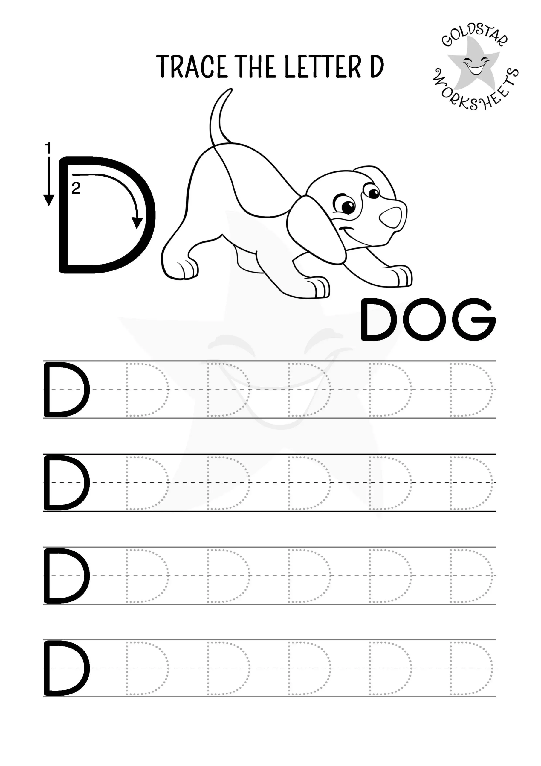 Free Letter D Tracing Worksheets Fun Skill Building For Preschool 