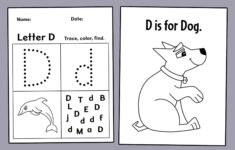 FREE Letter D Worksheets For Preschool The Hollydog Blog