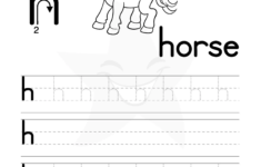 Free Letter H Tracing Worksheets Fun Educational For Kids