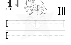 Free Letter I Tracing Worksheets Igloo And Ill Bunny Designs