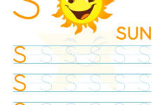 Free Letter S Tracing Worksheets For Kids Vibrant Original Designs