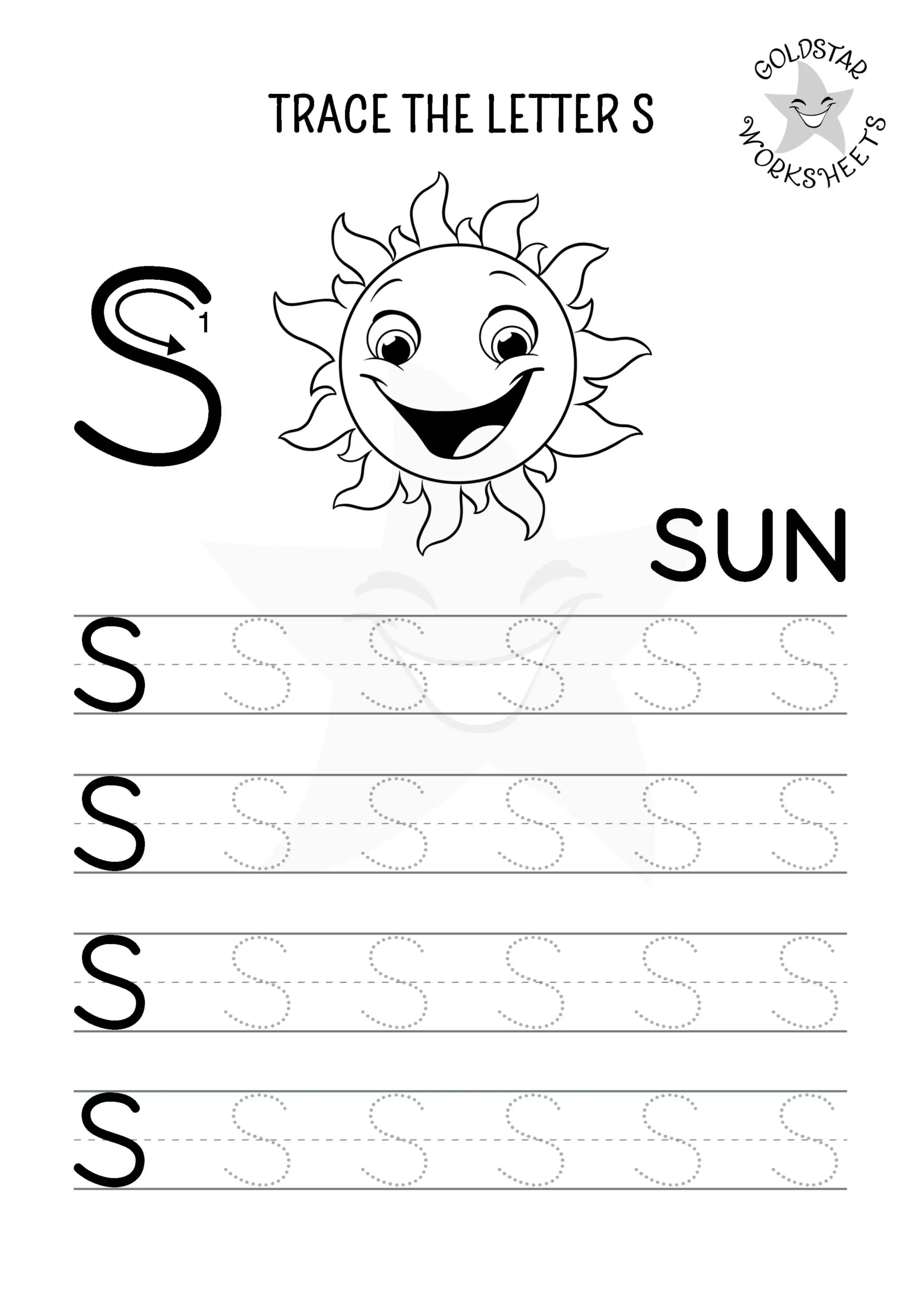 Trace The Letters Worksheet S Printables