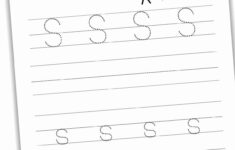 Free Letter S Tracing Worksheets Nature Inspired Learning