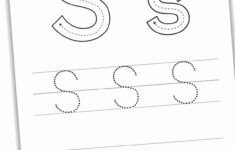 Free Letter S Tracing Worksheets Nature Inspired Learning