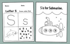 FREE Letter S Worksheets For Preschool The Hollydog Blog