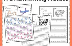 Free Letter Tracing Worksheets A Z Handwriting Practice Fun Early Learning