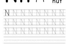Free Letter Tracing Worksheets Paper Trail Design
