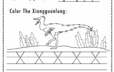 Free Letter X Tracing Worksheet Printable Dinosaur Themed Sly Spoon