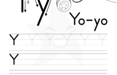 Free Letter Y Tracing Worksheets Make Preschool Learning Fun