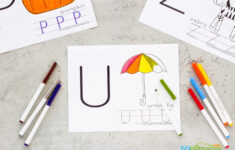 FREE Printable Capital Uppercase Letter Tracing Worksheets Pdf