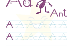 Free Printable Letter A Tracing Sheets For Kids Master The Alphabet