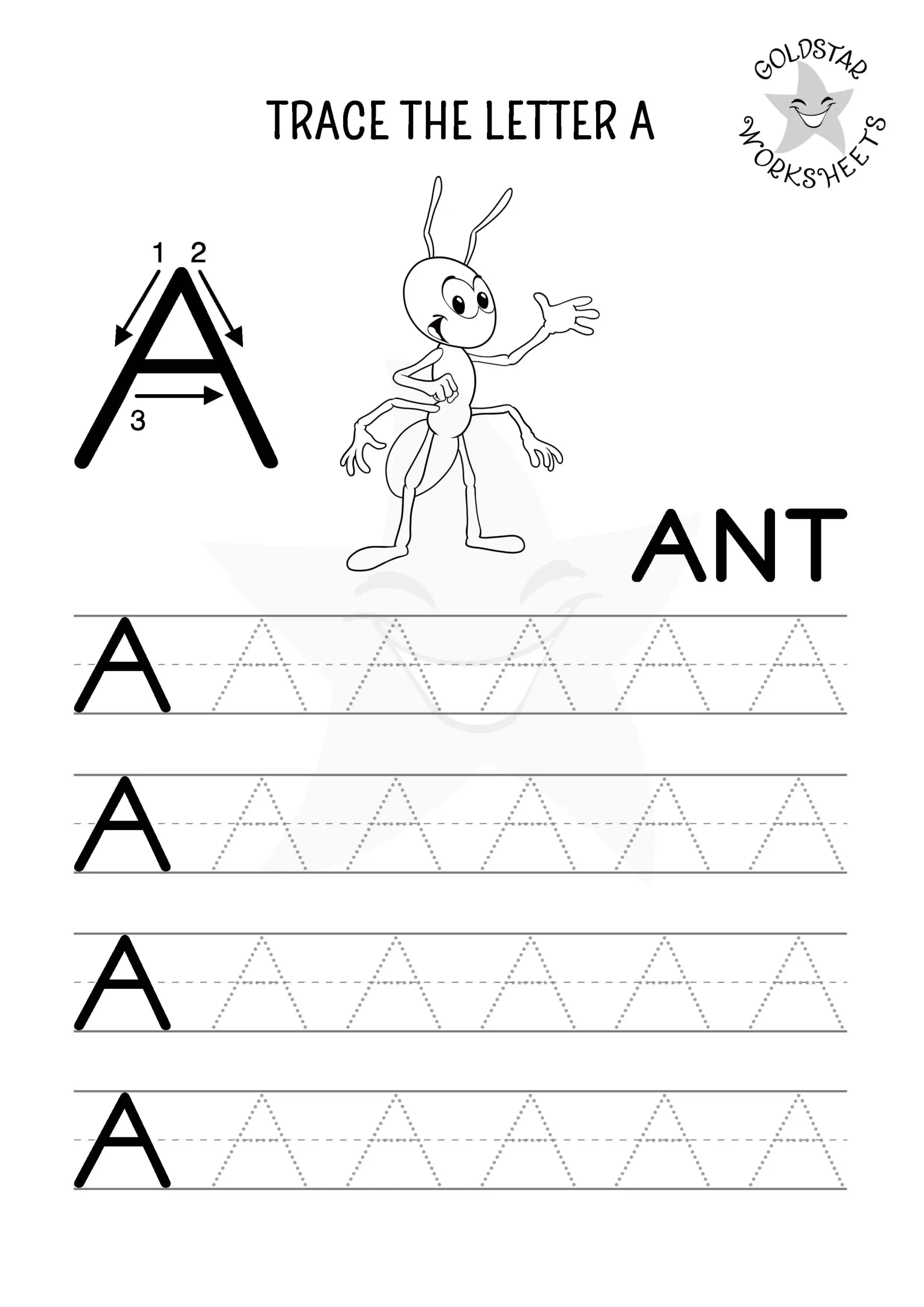 Free Printable Letter A Tracing Sheets For Kids Master The Alphabet 