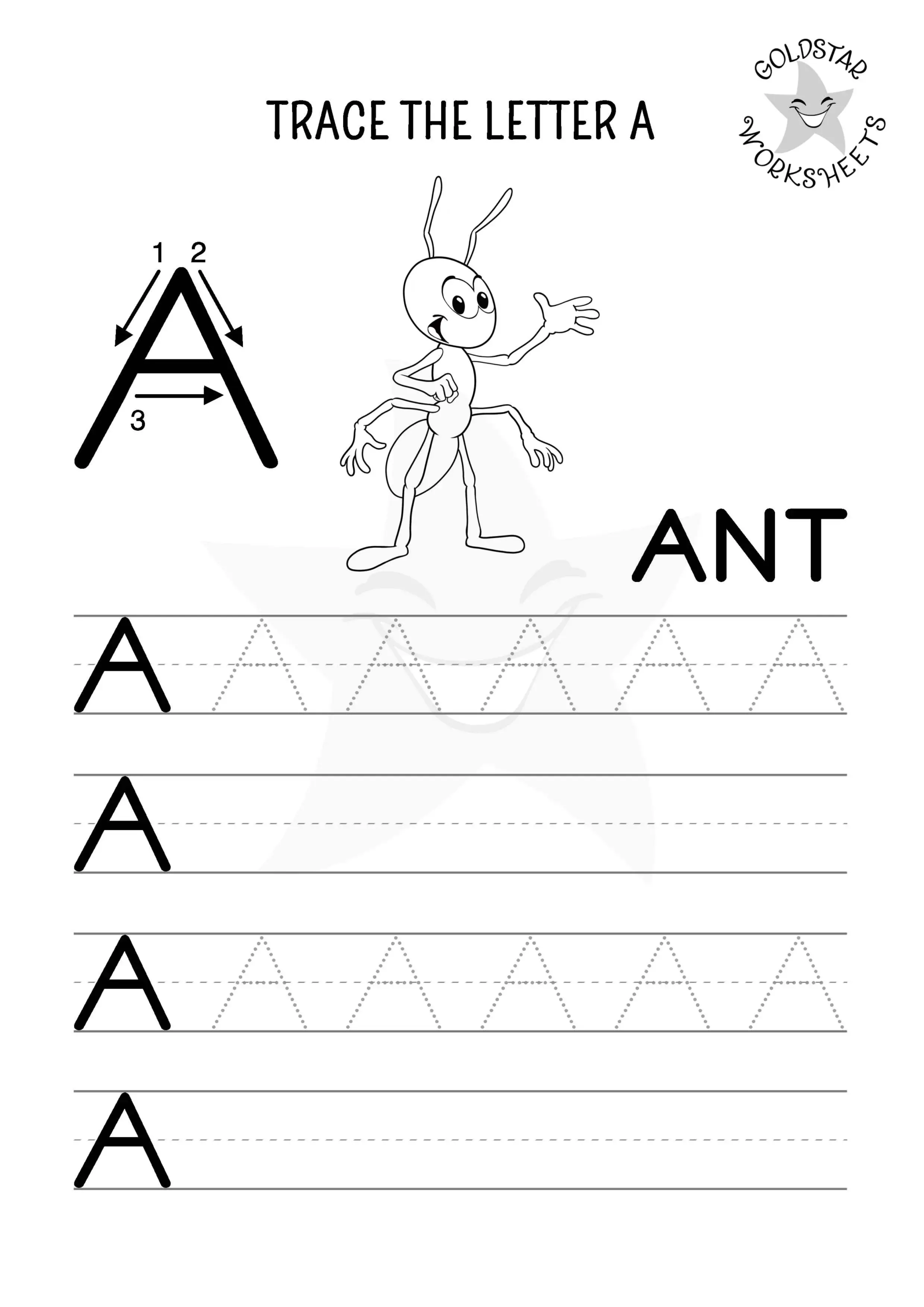 Free Printable Letter A Tracing Sheets For Kids Master The Alphabet 