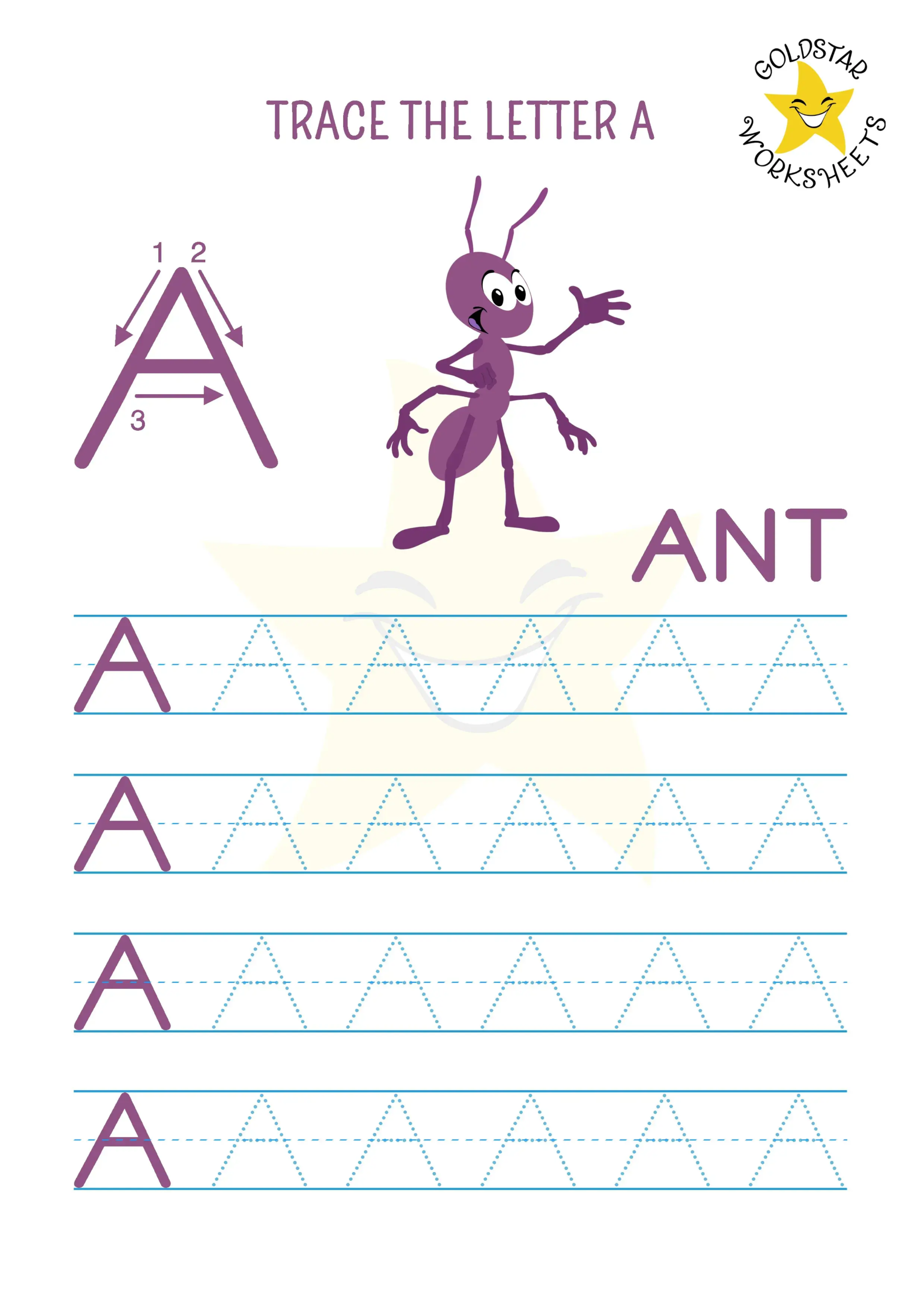 Free Printable Letter A Tracing Sheets For Kids Master The Alphabet 