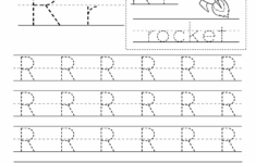 Free Printable Letter R Writing Practice Worksheet