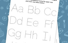 Free Printable Letter Tracing Worksheet Pjs And Paint