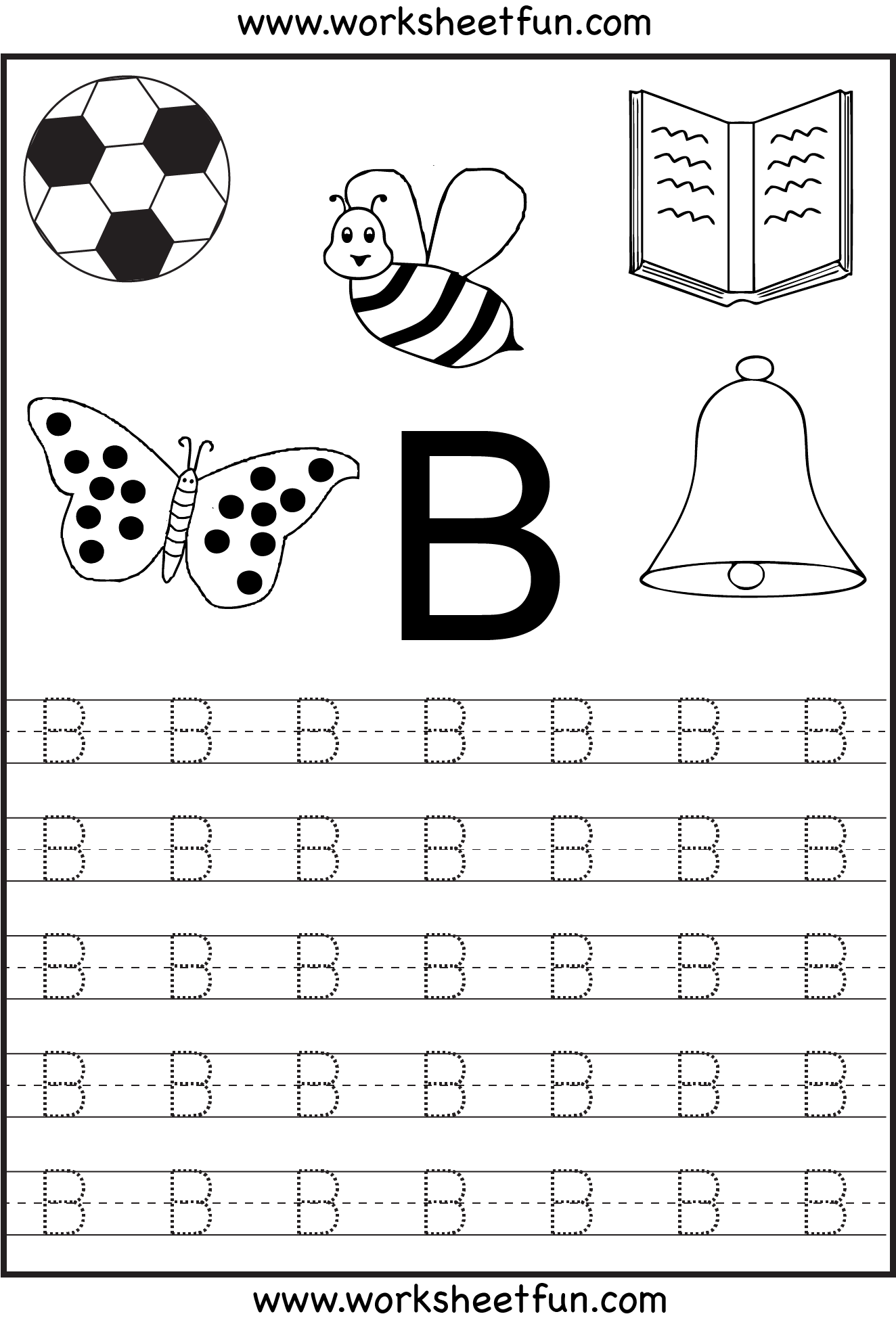 Free Printable Letter Tracing Worksheets For Kindergarten 26 Worksheets Library