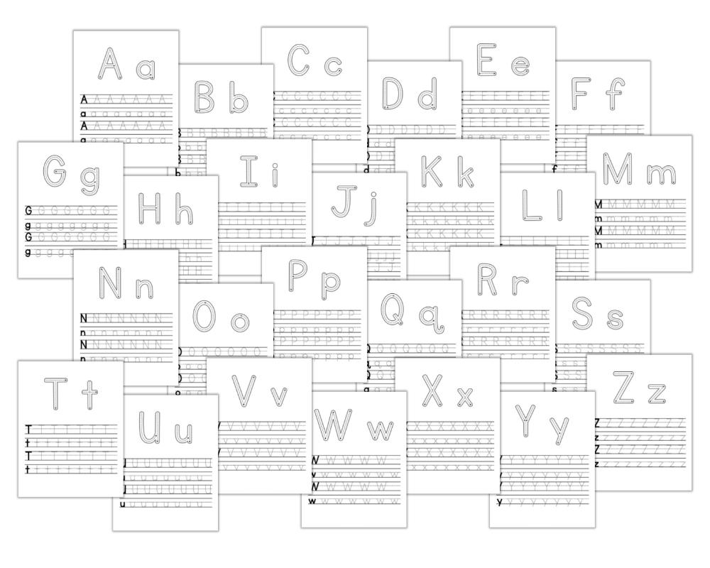 Free Printable Uppercase Lowercase Letters Worksheets The Craft at Home Family