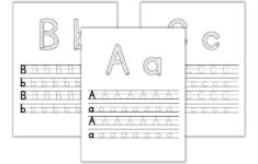 Free Printable Uppercase Lowercase Letters Worksheets The Craft at Home Family