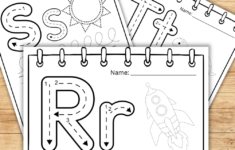 Fun Alphabet Tracing Printable Worksheet Book Simple Mom Project Store