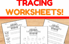 Fun Free Letter Tracing Worksheets Easy Print The Simple Homeschooler