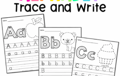Fun Kindergarten Handwriting Practice Sheets Playfully Primary