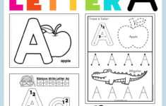 Letter A Preschool Printables Preschool Mom