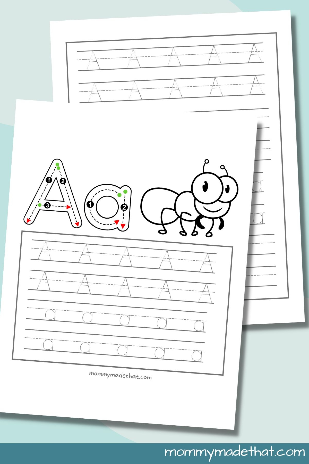 Letter A Tracing Worksheet Free Printables 