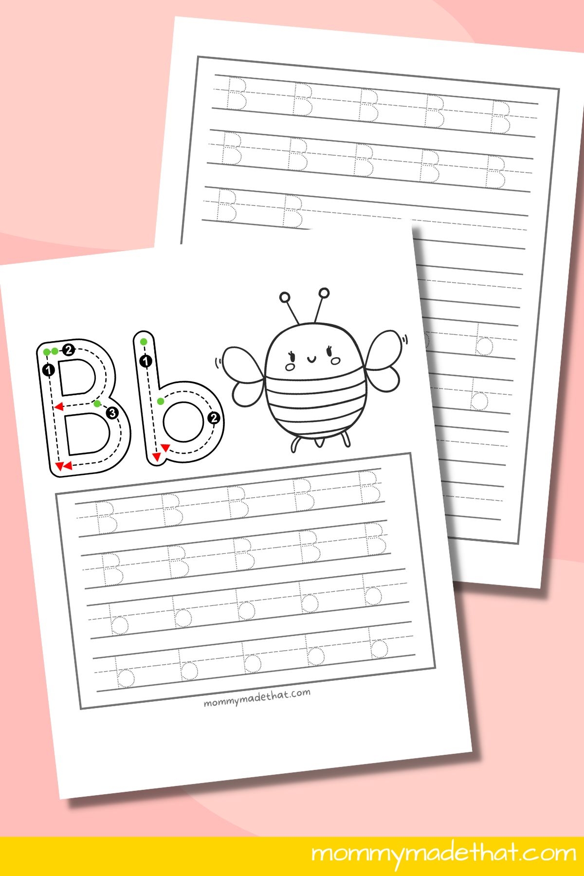 Letter Tracing Paper Worksheet Printables