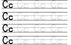 Letter C Tracing Worksheet Free Printables Teach Prints