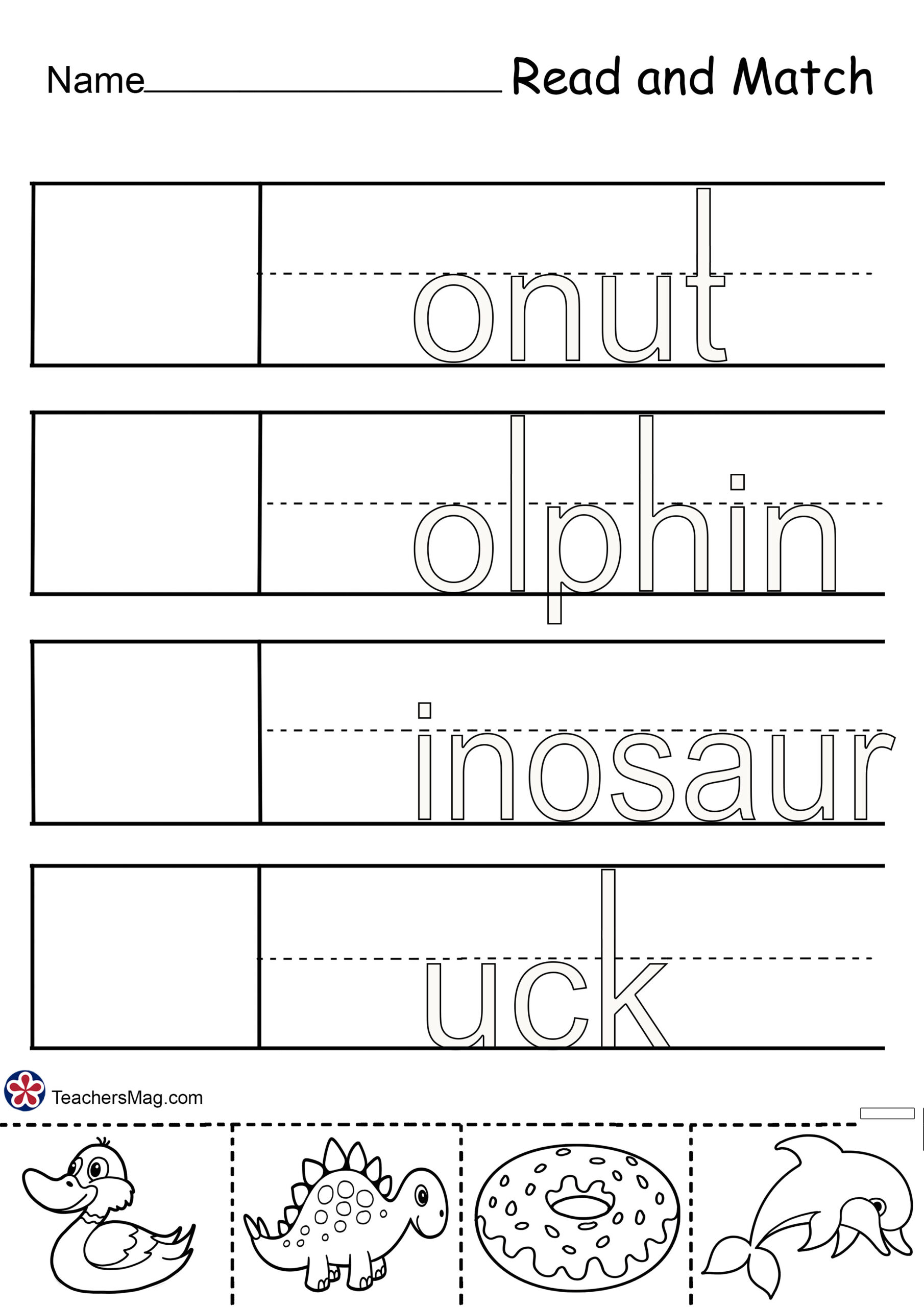Letter D Free Worksheets TeachersMag