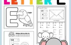 Letter E Preschool Printables Preschool Mom