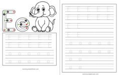 Letter E Tracing Worksheets Free Printables