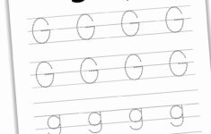 Letter G Tracing Worksheets Free Nature Inspired Learning