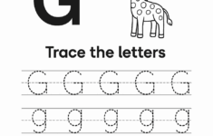Letter G Worksheet For Preschoolers Preschool