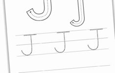 Letter J Tracing Worksheets Free Nature Inspired Learning