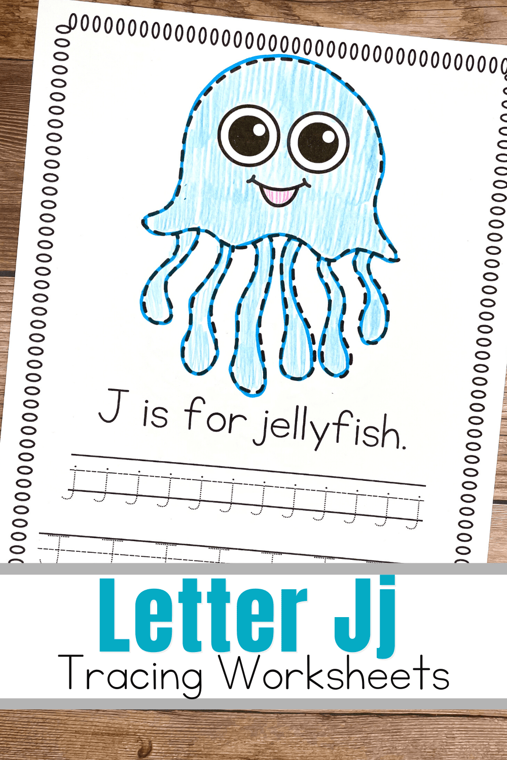 Letter J Tracing Worksheets For Preschool