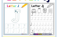 Letter J Tracing Worksheets Superstar Worksheets