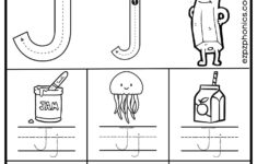 Letter Jj Trace And Color The Pictures Free PDF Download Ezpzphonics