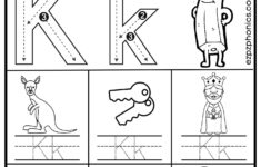 Letter Kk Trace And Color The Pictures Free PDF Download Ezpzphonics