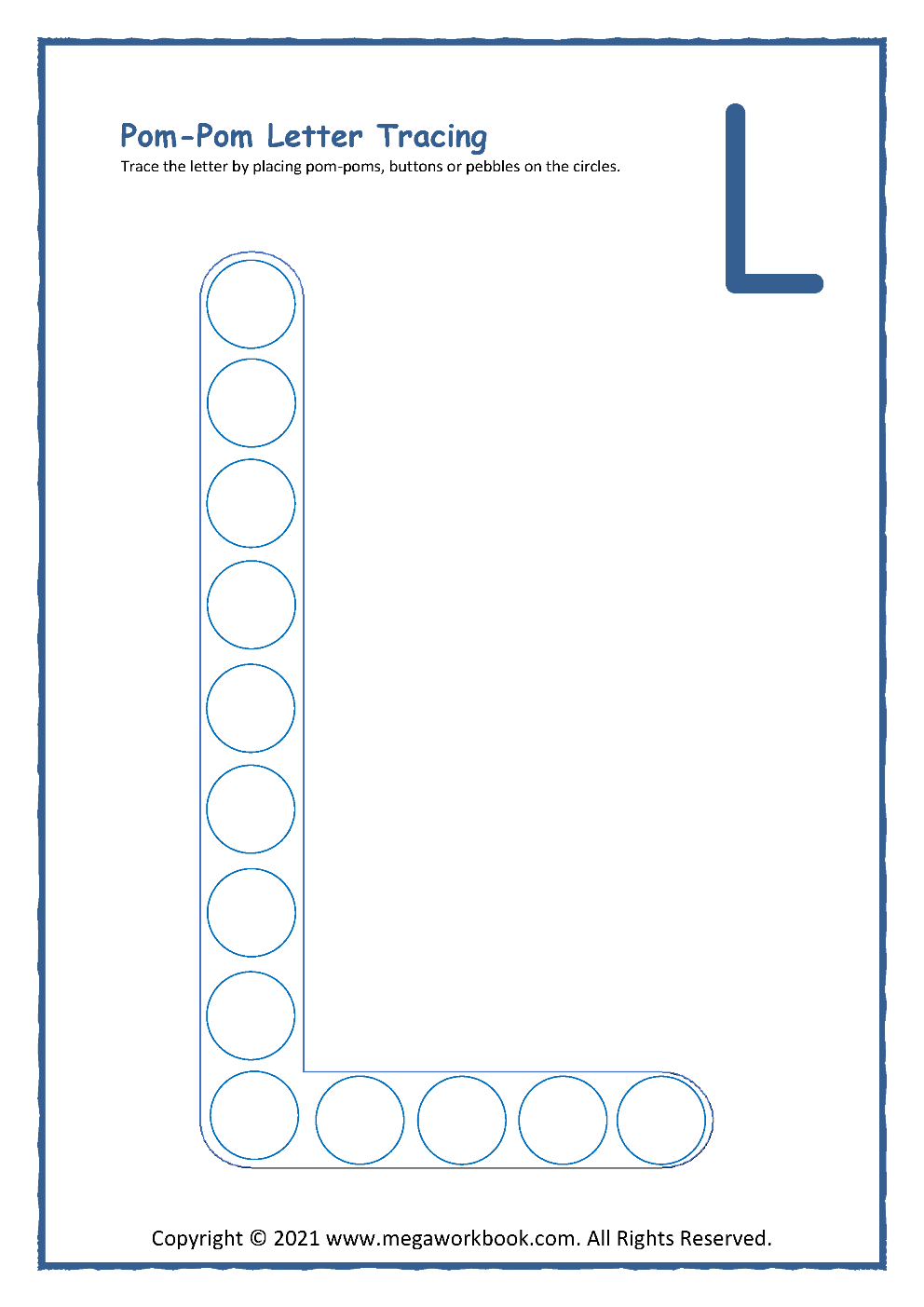 Free Tracing Letter L Worksheet Printables